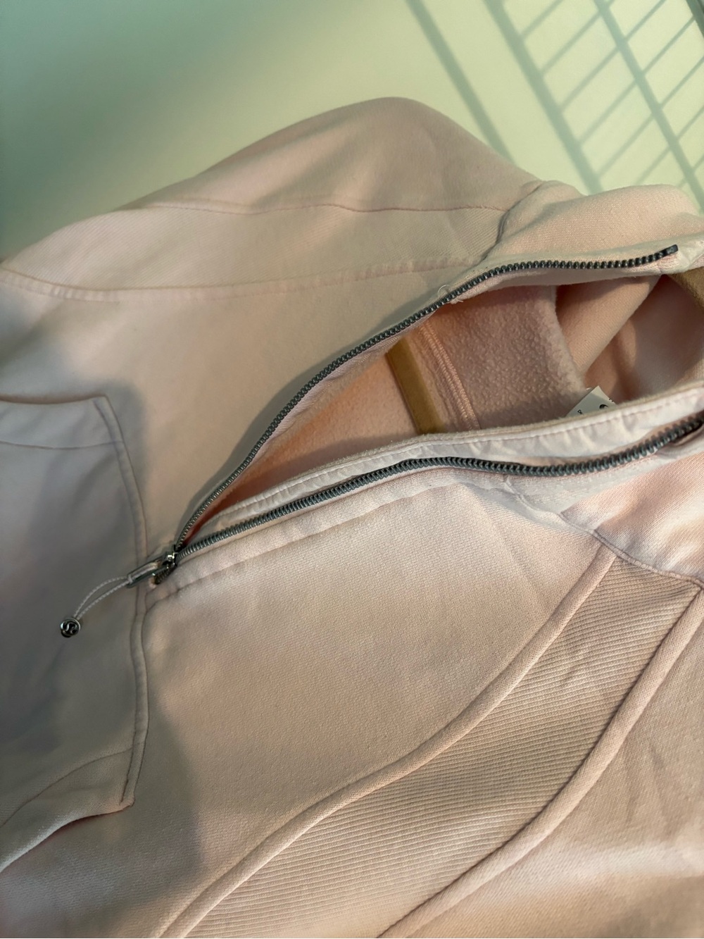 Lululemon Pink Half-Zip Hoodie - Picture 7 of 11